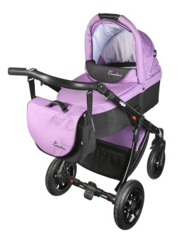 Wózek wielofunkcyjny I&Kids Emotion 2w1 bogato wyposażony purple