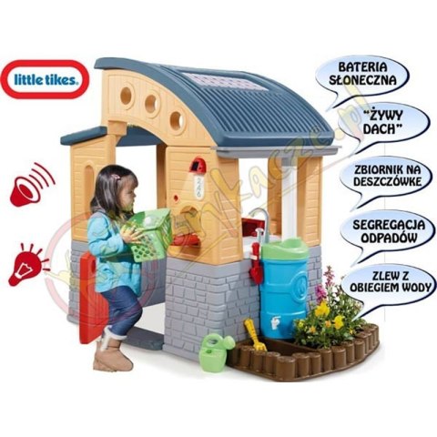 Little Tikes Domek Ogrodowy Ekologiczny Go Green Kuchnia Ogródek
