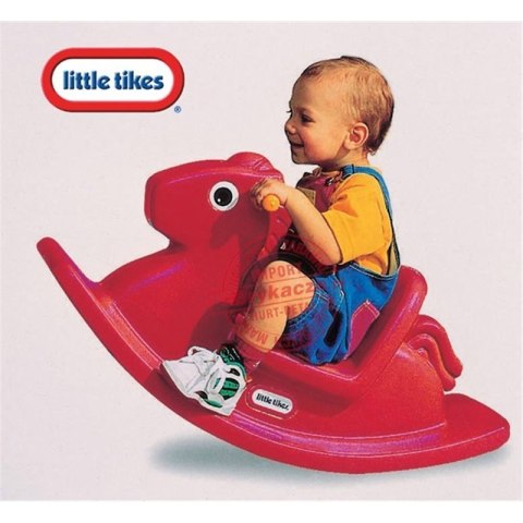Little Tikes Koń Konik na biegunach czerwony Bujak