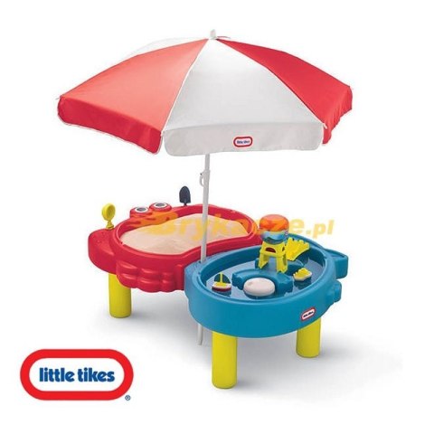 Little tikes Piaskownica Wodny Stół z Parasolem