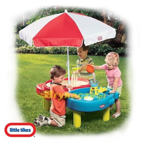 Little tikes Piaskownica Wodny Stół z Parasolem