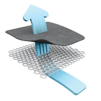 Wkładka anty-potowa do fotelików grupa 0m+ 0-13kg AEROMOOV Air Layer - Ice Cream