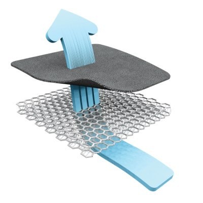 Wkładka antypotowa do fotelików grupa 2/3 15-36kg AEROMOOV Air Layer - Ice Cream