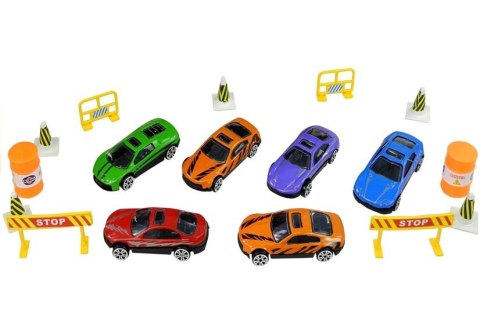 Ciężarówka Tir z Rączką + 6 Sportowych Autek