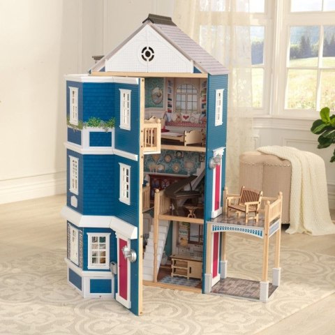 Ogromny Drewniany Domek Dla Dlalek KidKraft Grand Anniversary 20 akcesoriów