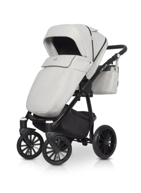 RIKO VILLA Wózek wielofunkcyjny 3w1 z fotelikiem 0-13 kg - TITANIUM