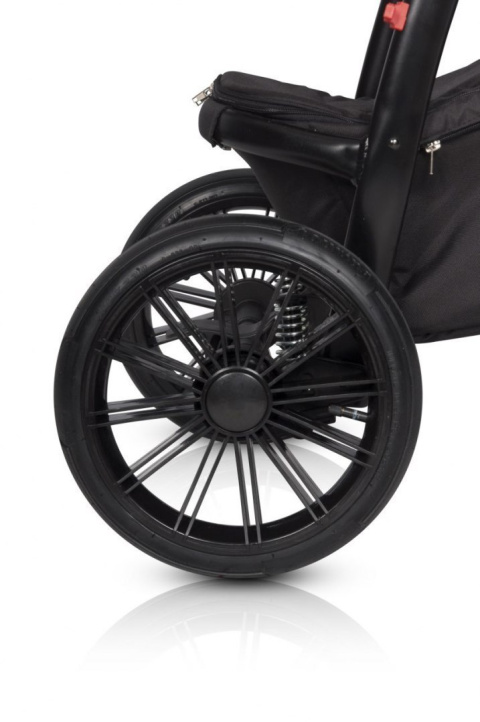 RIKO VILLA Wózek wielofunkcyjny 3w1 z fotelikiem 0-13 kg - TITANIUM