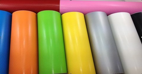 Folia rolka carbon 4D biała 1,52x30m