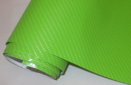 Folia rolka carbon 4D zielona 1,52x30m