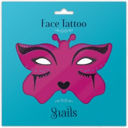Naklejki na twarz Face Tattoo Snails - Midnight Cat