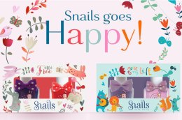Zestaw lakierów do paznokci dla dzieci Snails Goes Happy - Music Is My Life