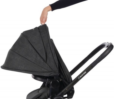 Adorra Maxi-Cosi 2w1 wózek głęboko-spacerowy z gondolą Oria FREQUENCY BLACK