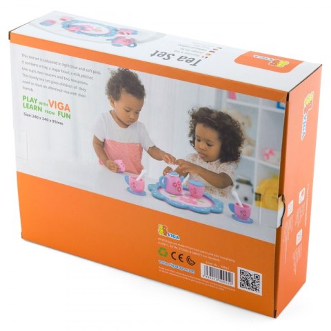 Drewniana Zastawa Filiżanki Naczynia do kawy i herbaty Viga Toys