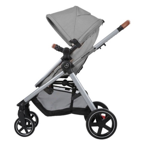 ZELIA Maxi-Cosi 3w1 wózek głęboko-spacerowy - można przekształcić gondolę w siedzisko spacerowe NOMAD GREY + Cabrio Fix Gratis