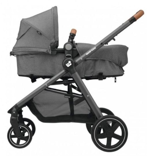 ZELIA Maxi-Cosi 2w1 wózek głęboko-spacerowy - można przekształcić gondolę w siedzisko spacerowe - Sparkling Grey