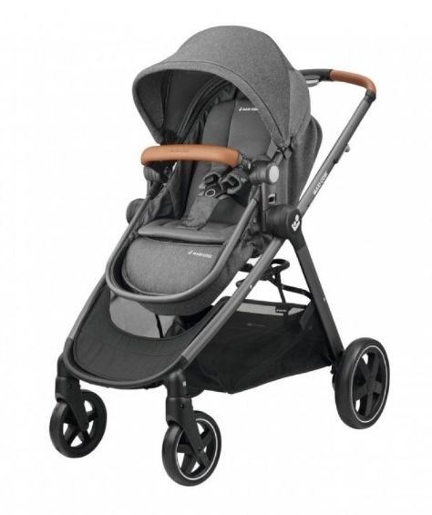 ZELIA Maxi-Cosi 2w1 wózek głęboko-spacerowy - można przekształcić gondolę w siedzisko spacerowe - Sparkling Grey