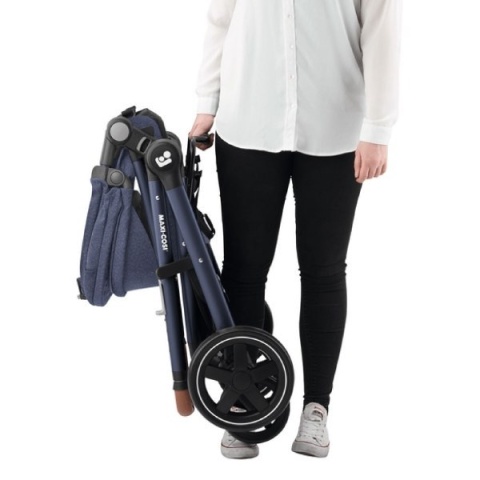 ZELIA Maxi-Cosi 3w1 wózek głęboko-spacerowy można przekształcić gondolę w siedzisko spacerowe SPARKLING BLUE+ Cabrio Fix Gratis
