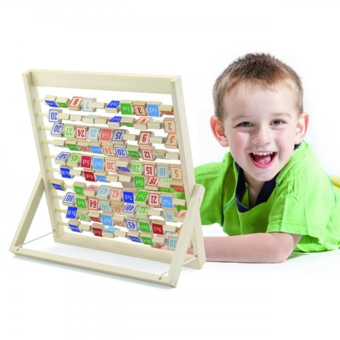 Drewniana Tabliczka Mnożenia Nauka Matematyki Viga Toys Montessori