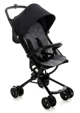 SPARROW Coto Baby waga 5kg doskonały kompaktowy wózek dziecięcy - 01 Black