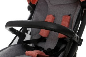 SPARROW Coto Baby waga 5kg doskonały kompaktowy wózek dziecięcy - 01 Black