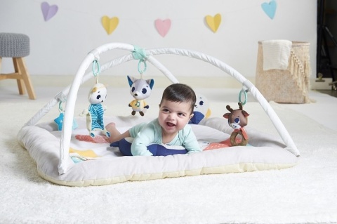 Tiny Love Gimnastyka pluszowa dla bobasa z pałąkami - Arktyczna Kraina