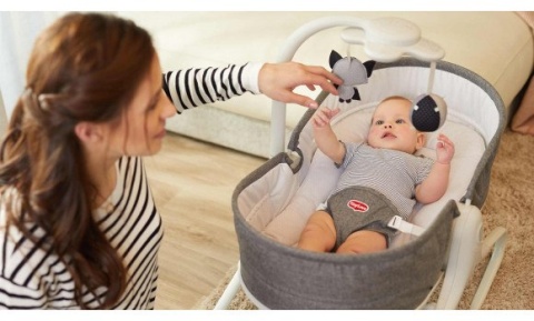 Tiny Love ROCKER NAPPER wielofunkcyjny leżaczek - bujaczek z funkcją krzesełka 3w1 - GREY
