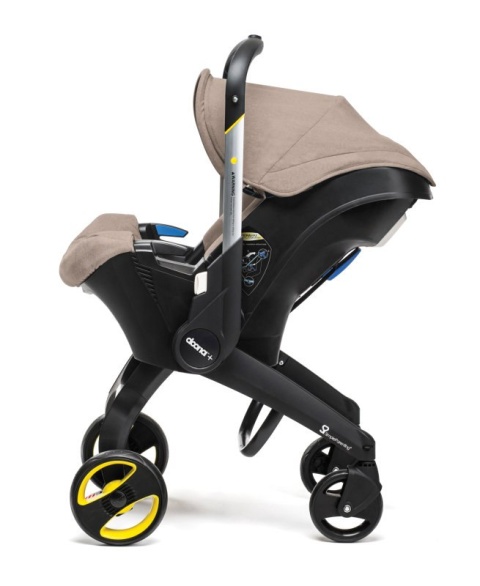 Mobilny fotelik samochodowy Doona+ 4* ADAC - Beżowy