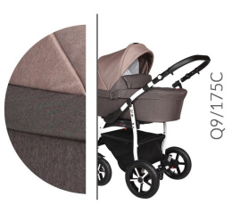 Q9 3w1 Baby Merc wózek dziecięcy z fotelikiem 0m+ kolor Q9/175C