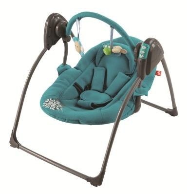 I&KIDS ELEKTRYCZNA HUŚTAWKA SWING QQ502 - timer , 7 melodii , 3 prędkości kołysania