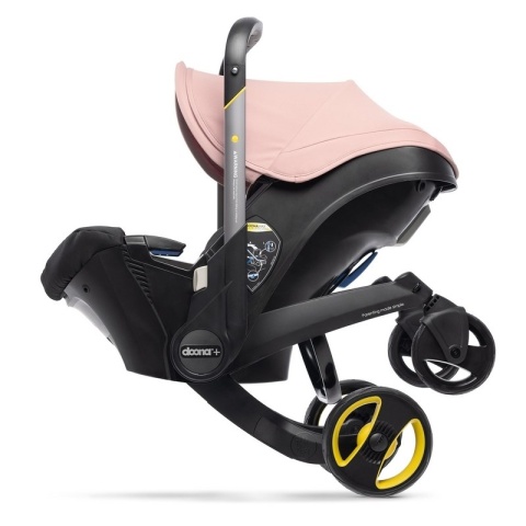 Mobilny fotelik samochodowy Doona+ 4* ADAC - Blush Pink