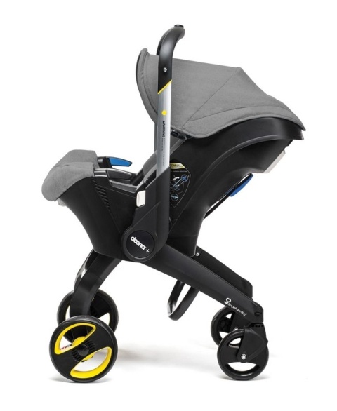 Mobilny fotelik samochodowy Doona+ 4* ADAC - Szary