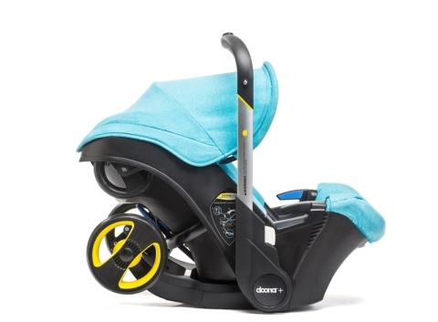 Mobilny fotelik samochodowy Doona+ 4* ADAC - Turkusowy
