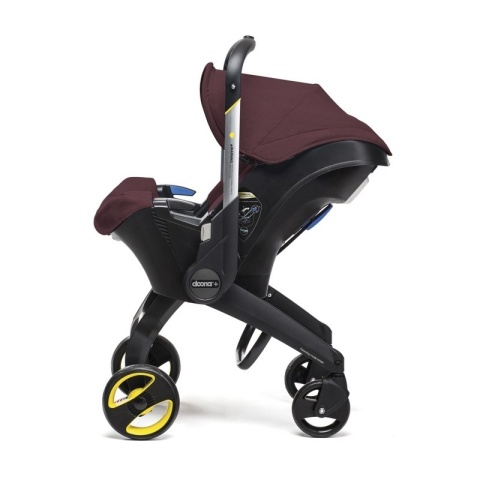 Mobilny fotelik samochodowy Doona+ 4* ADAC - Burgund