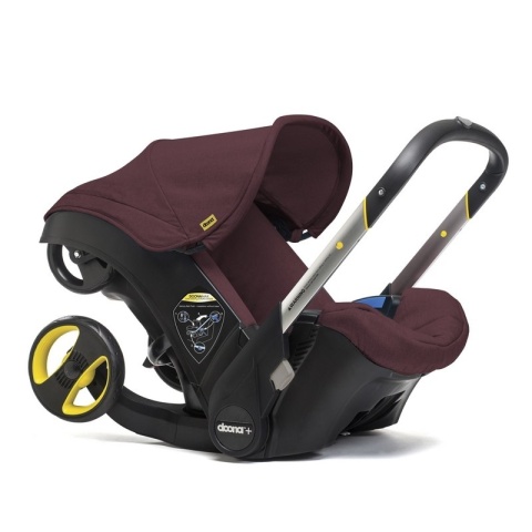 Mobilny fotelik samochodowy Doona+ 4* ADAC - Burgund