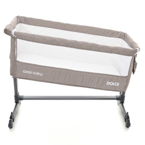 DOLCE Coto Baby łóżeczko dostawne spanie z dzieckiem 0m+ kolor 11 Beige