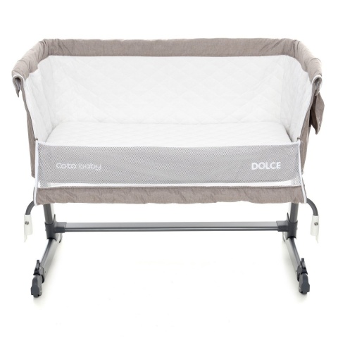 DOLCE Coto Baby łóżeczko dostawne spanie z dzieckiem 0m+ kolor 11 Beige