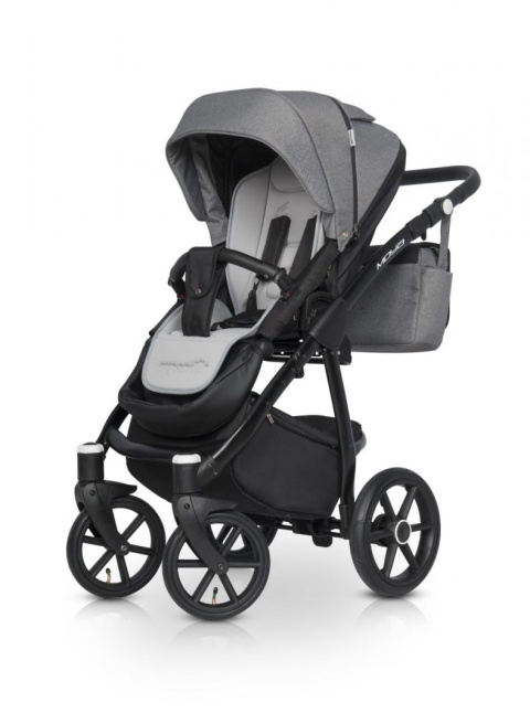 EXPANDER MOYA Wózek wielofunkcyjny 3w1 z fotelikiem 0-13 kg - ANTHRACITE