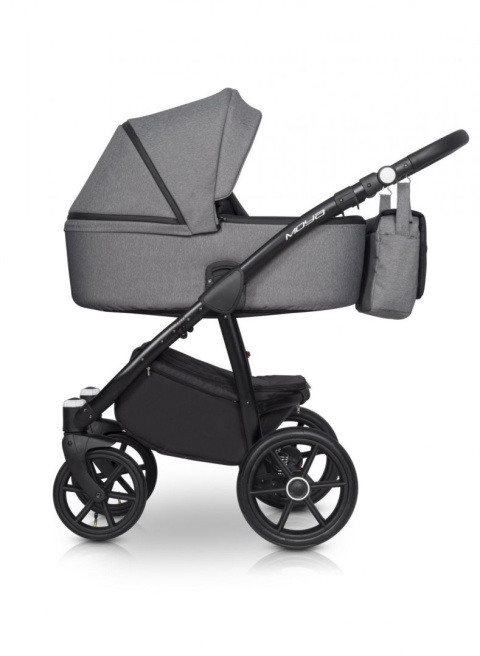 EXPANDER MOYA Wózek wielofunkcyjny 3w1 z fotelikiem 0-13 kg - ANTHRACITE