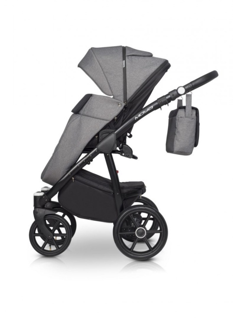 EXPANDER MOYA Wózek wielofunkcyjny 3w1 z fotelikiem 0-13 kg - ANTHRACITE