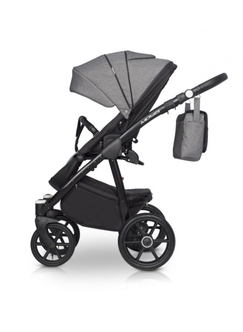 EXPANDER MOYA Wózek wielofunkcyjny 3w1 z fotelikiem 0-13 kg - ANTHRACITE