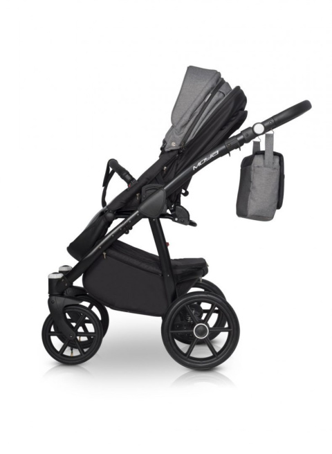 EXPANDER MOYA Wózek wielofunkcyjny 3w1 z fotelikiem 0-13 kg - ANTHRACITE