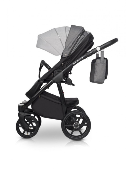 EXPANDER MOYA Wózek wielofunkcyjny 3w1 z fotelikiem 0-13 kg - ANTHRACITE