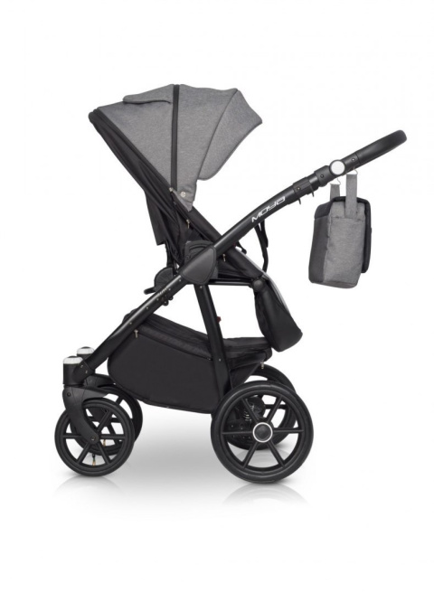 EXPANDER MOYA Wózek wielofunkcyjny 3w1 z fotelikiem 0-13 kg - ANTHRACITE