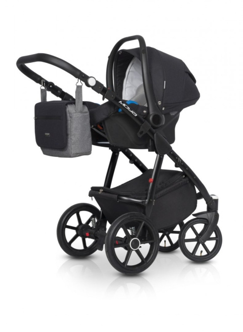 EXPANDER MOYA Wózek wielofunkcyjny 3w1 z fotelikiem 0-13 kg - ANTHRACITE