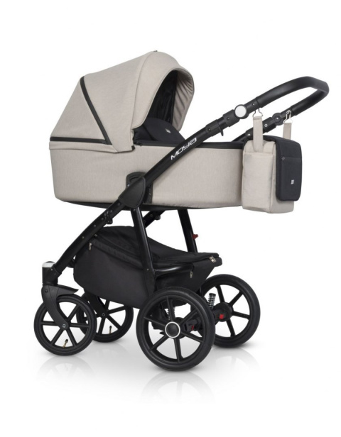 EXPANDER MOYA Wózek wielofunkcyjny 3w1 z fotelikiem 0-13 kg - LATTE