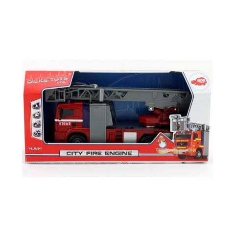 DICKIE SOS Straż pożarna City Fire Engine Światła Dźwięk Woda