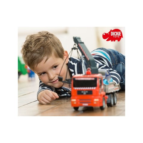 Laweta z samochodem PODNOŚNIK z pompką Dickie
