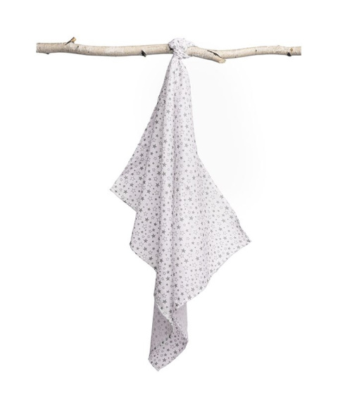 Pieluszka muślinowa Sensillo 70x80cm - GWIAZDKI DROBNE