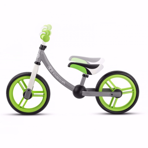 Kinderkraft Rowerek Biegowy 2WAY Next Green/Gray
