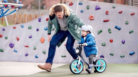 Kinderkraft Rowerek Biegowy 2WAY Next Green/Gray Z Akcesoriami